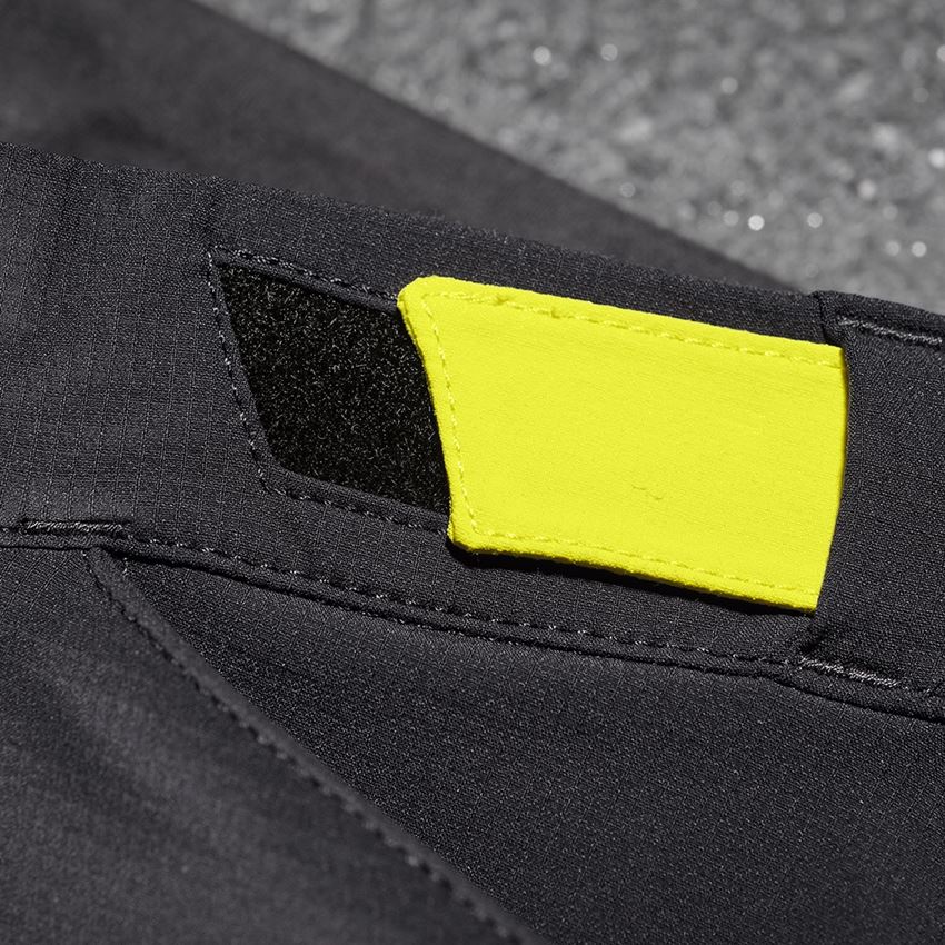 Trousers: Functional trousers e.s.trail, children's + black/acid yellow 2