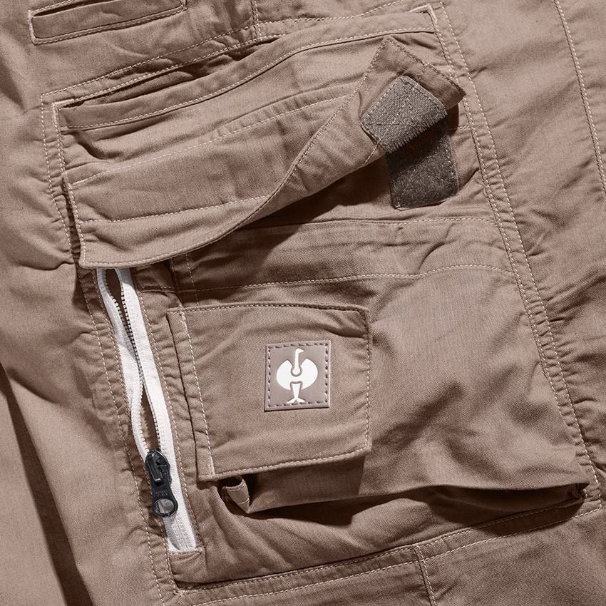 Work Trousers: Cargo trousers e.s.motion ten summer + pecanbrown 2
