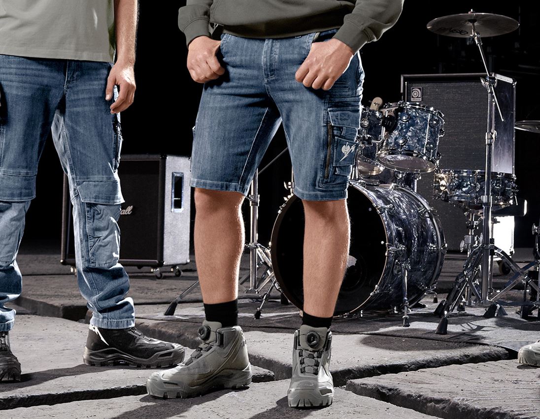 Arbetsbyxor: Metallica denim shorts + stonewashed