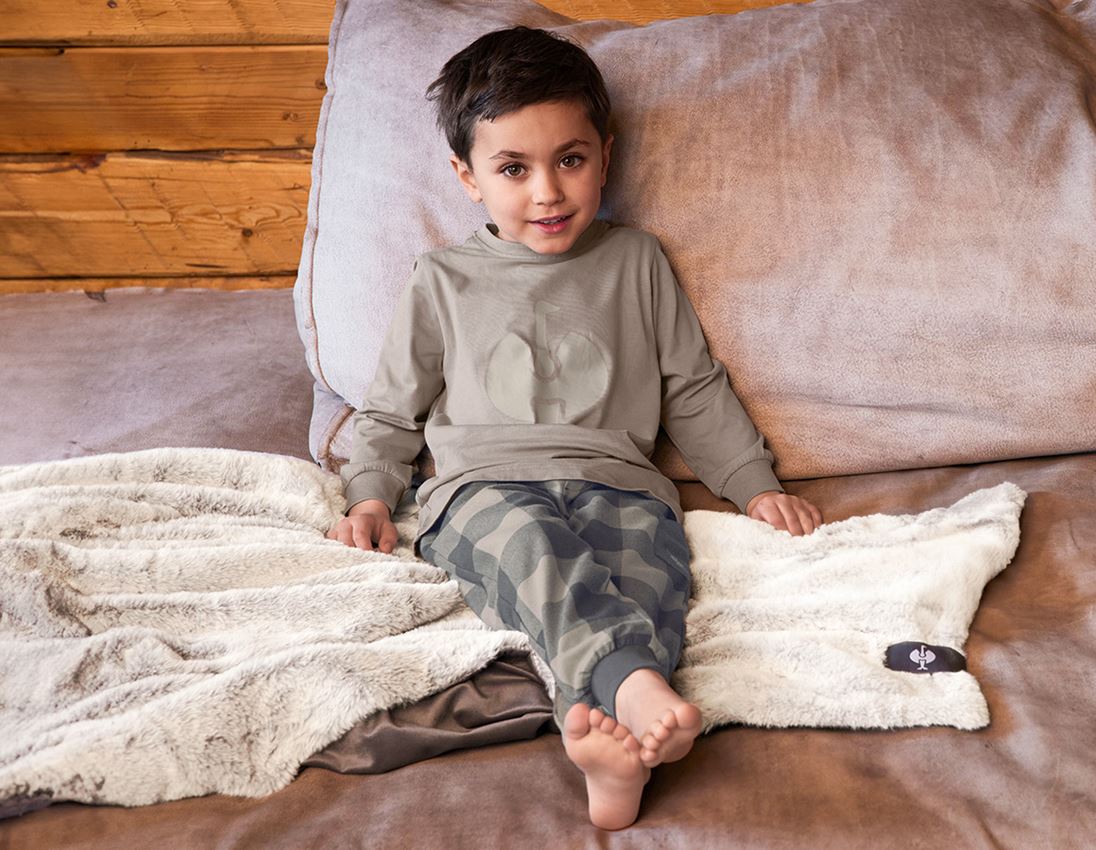 Accessoarer: e.s. Pyjamas byxa, barn + delfingrå/karbongrå 1