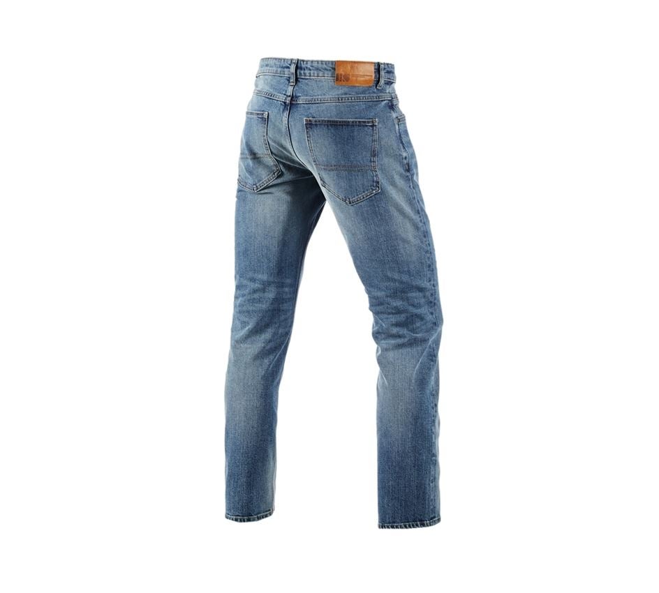 Kläder: SET: 2x5-pocket-stretch-jeans straight+matl.+be. + stonewashed 2