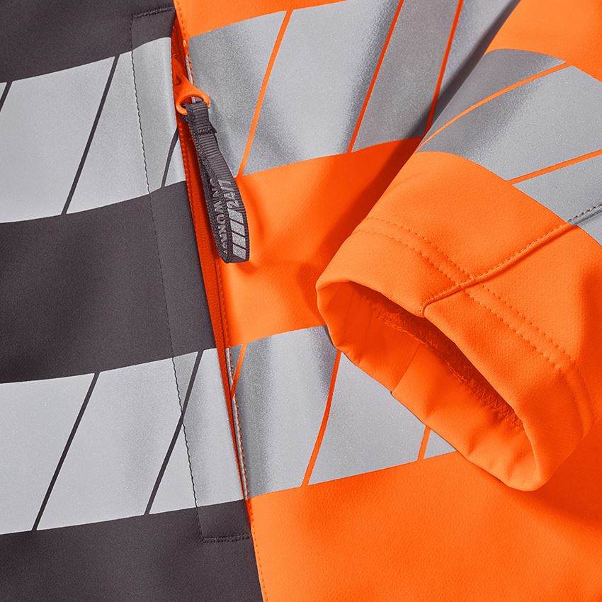 Arbetsjackor: Varseljacka softshell e.s.motion 24/7 + antracit/varselorange 2