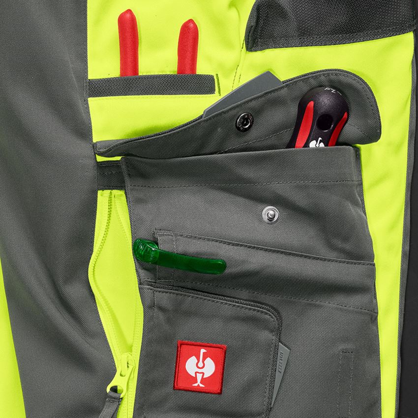 Topics: High-vis trousers e.s.motion 24/7 + anthracite/high-vis yellow 2