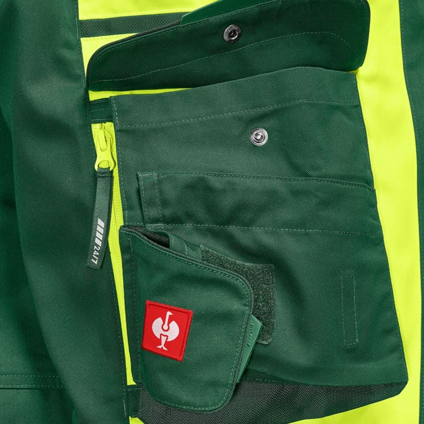 Topics: High-vis trousers e.s.motion 24/7 + green/high-vis yellow 2