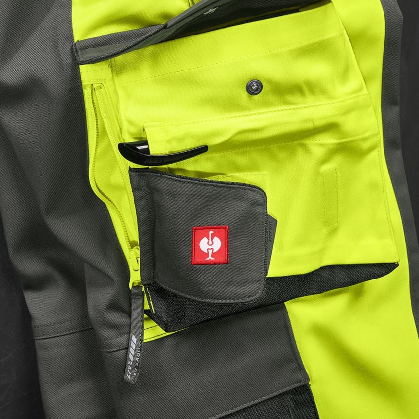 Topics: High-vis trousers e.s.motion 24/7, ladies’ + anthracite/high-vis yellow 2