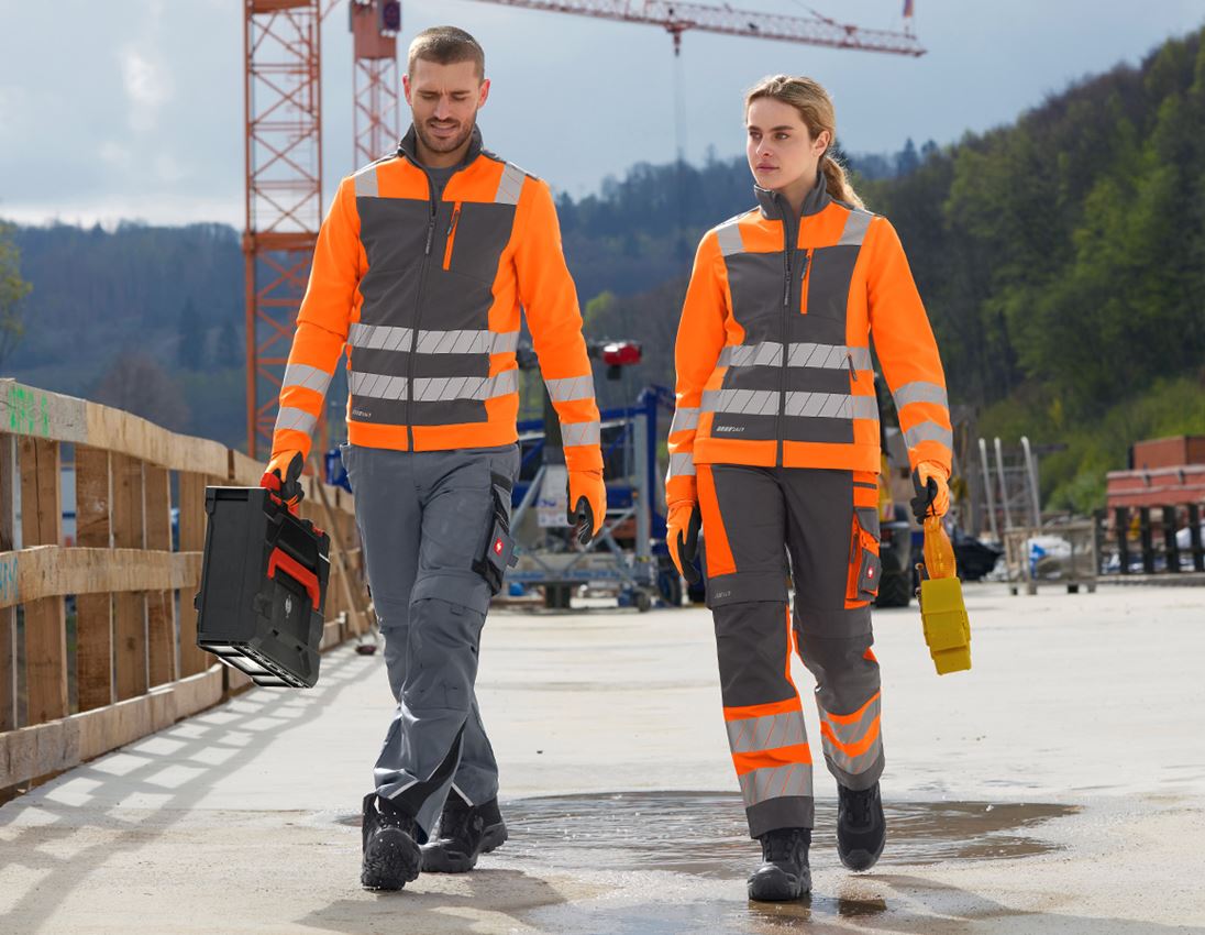 Topics: High-vis trousers e.s.motion 24/7, ladies’ + anthracite/high-vis orange 5