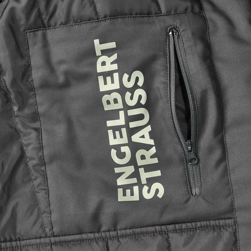 Work Jackets: High-vis winter softshell jacket e.s.motion 24/7 + anthracite/high-vis yellow 2