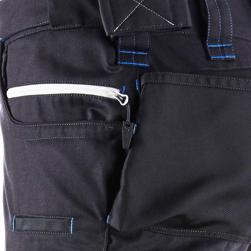 Gardening / Forestry / Farming: Trousers e.s.motion 2020 + graphite/gentianblue 2
