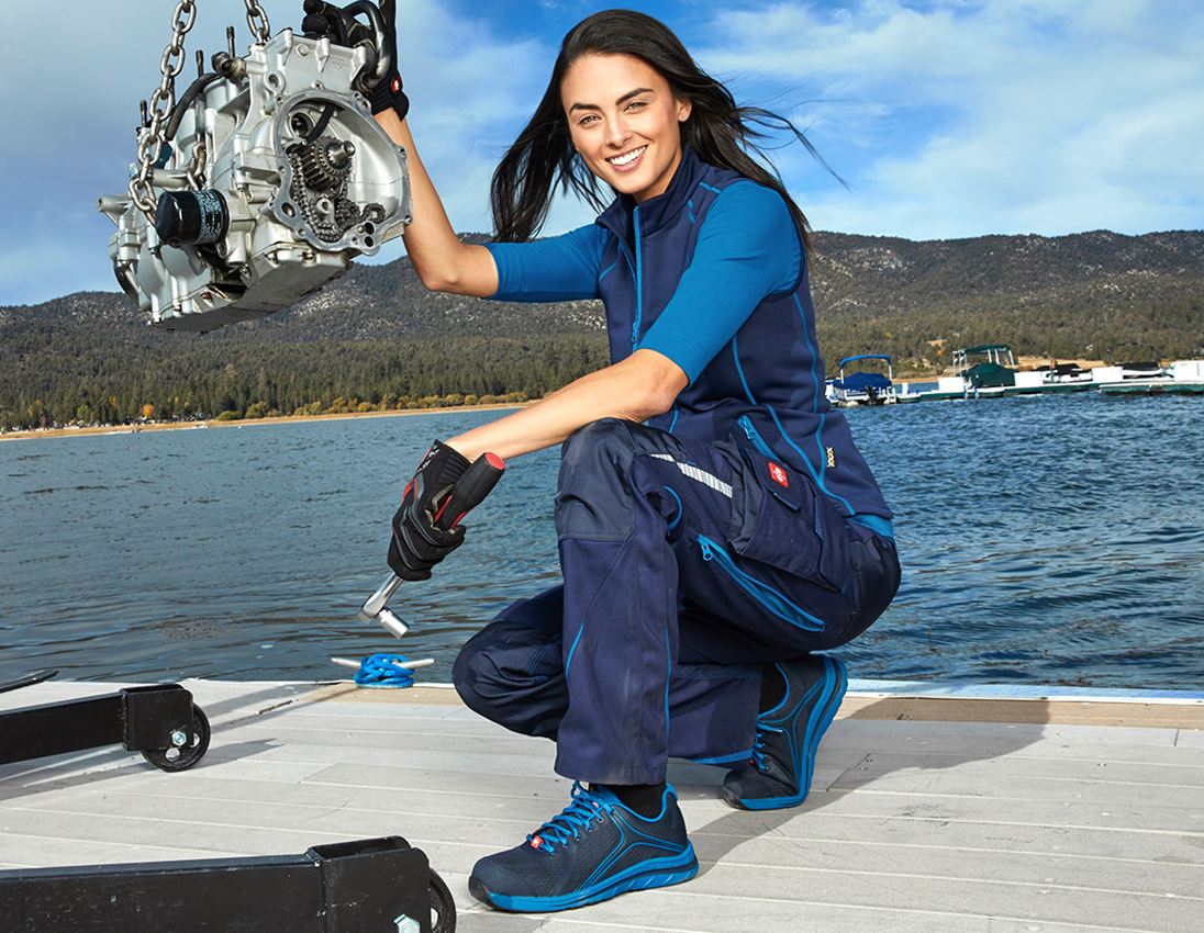 Plumbers / Installers: Ladies' trousers e.s.motion 2020 + navy/atoll 1