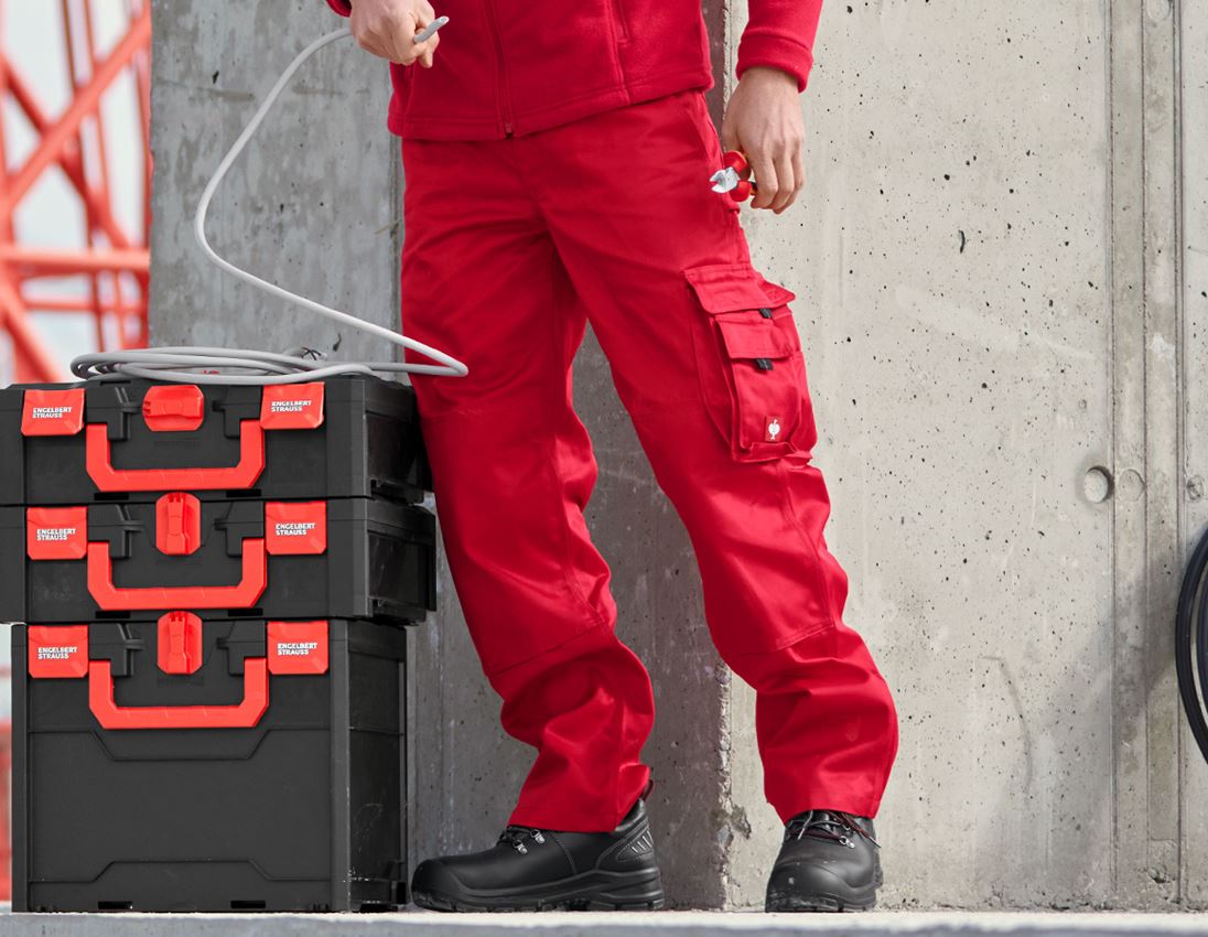 Plumbers / Installers: Trousers e.s.classic  + red
