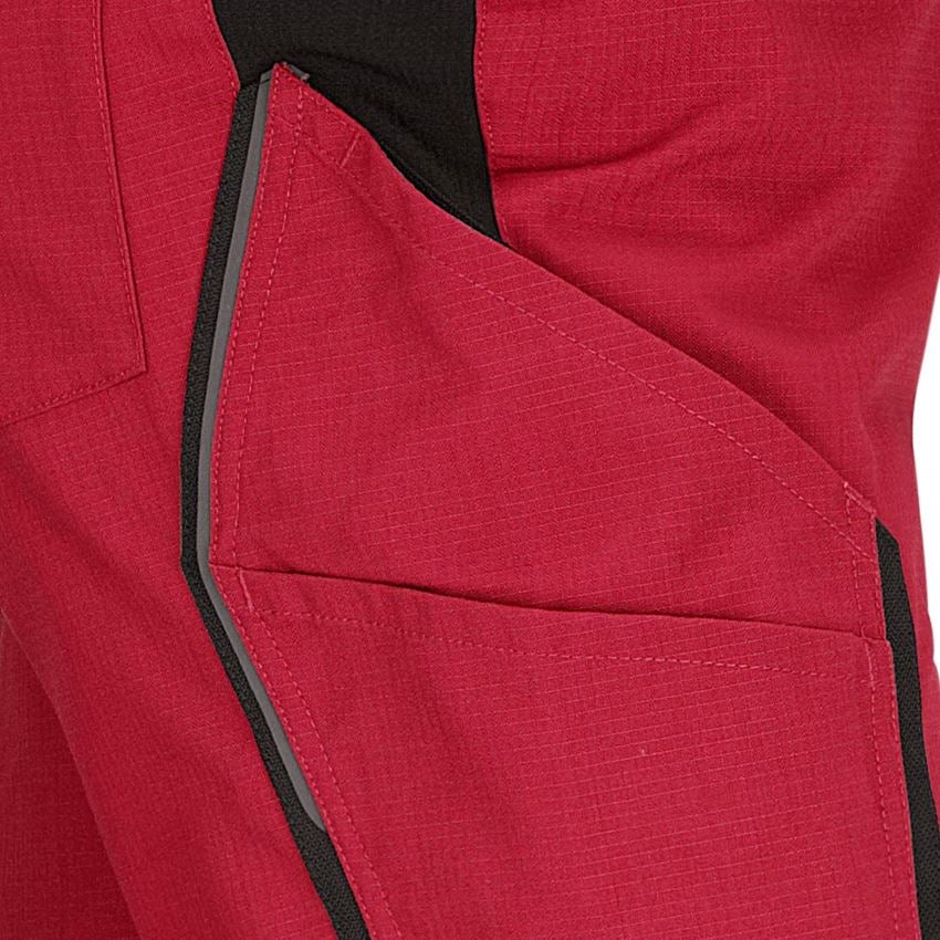 Plumbers / Installers: Trousers e.s.vision, men's + red/black 2