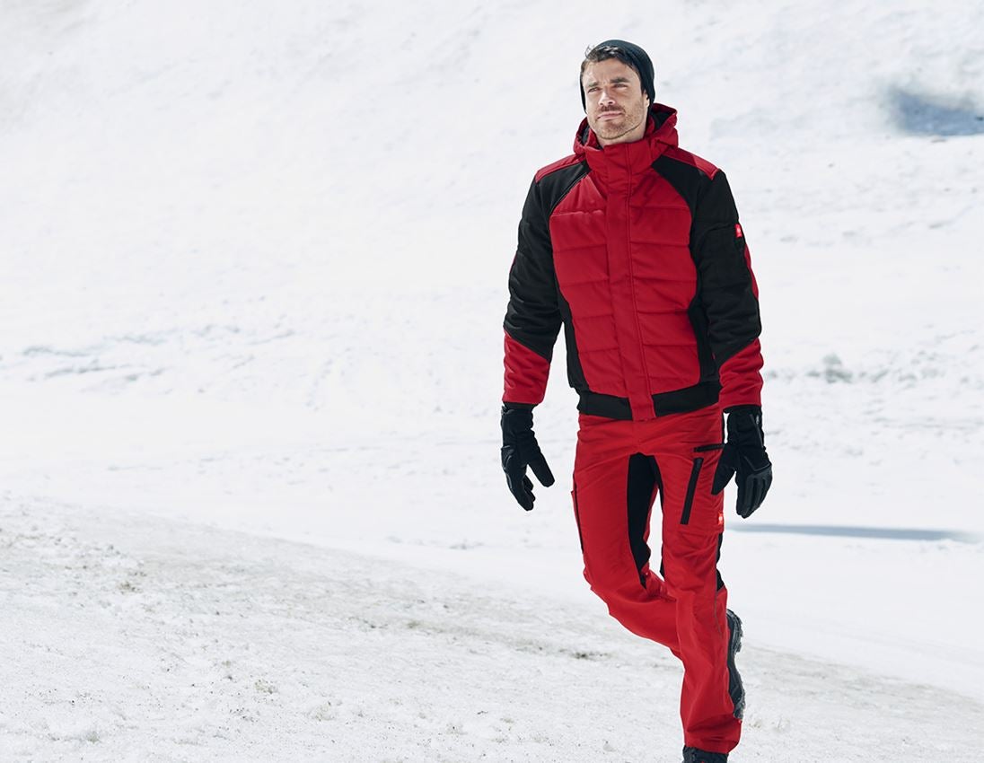 Cold: Winter trousers e.s.vision + red/black 1