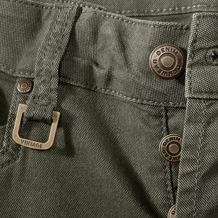 Work Trousers: Worker cargo trousers e.s.vintage + disguisegreen 2