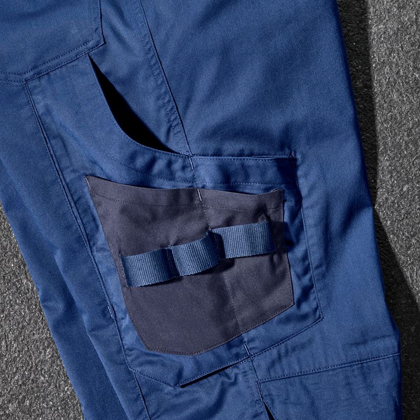 Work Trousers: Trousers e.s.concrete light + alkaliblue/deepblue 2