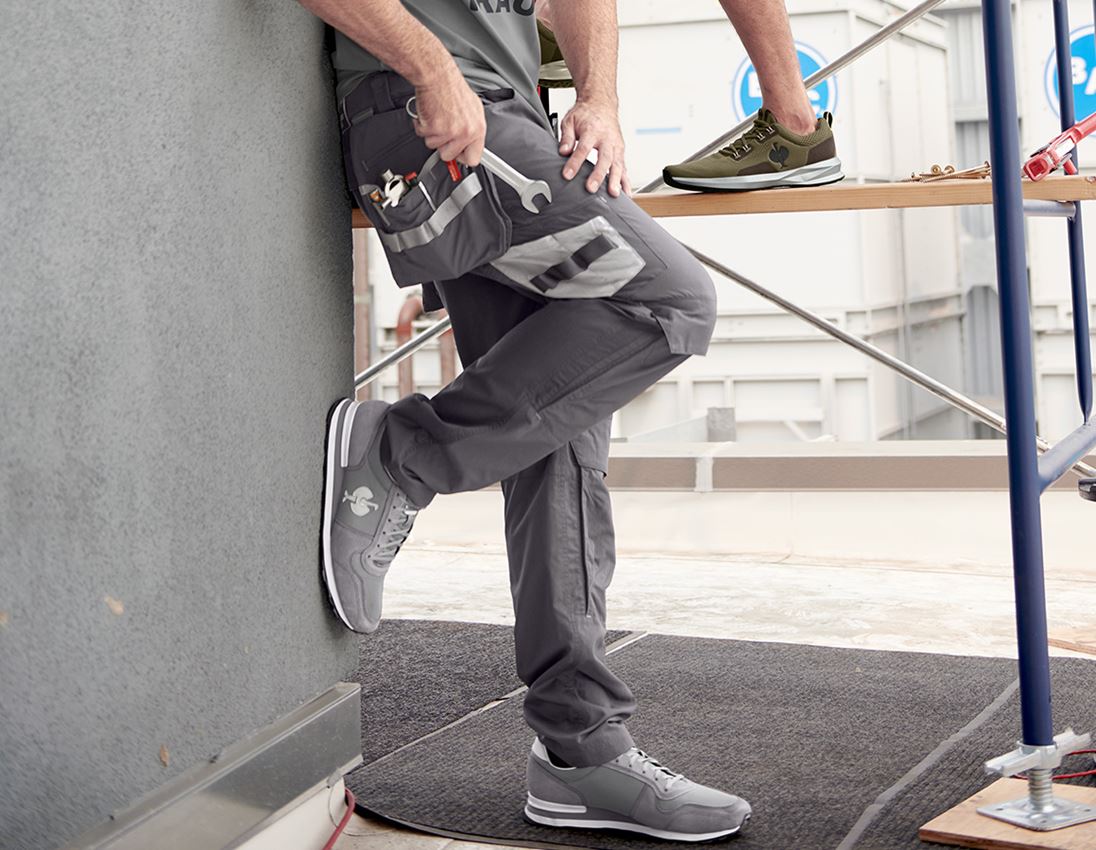 Work Trousers: Trousers e.s.concrete light + anthracite/pearlgrey 1