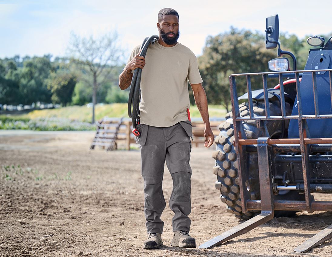 Work Trousers: Worker trousers e.s.iconic tool-pouch + carbongrey 3