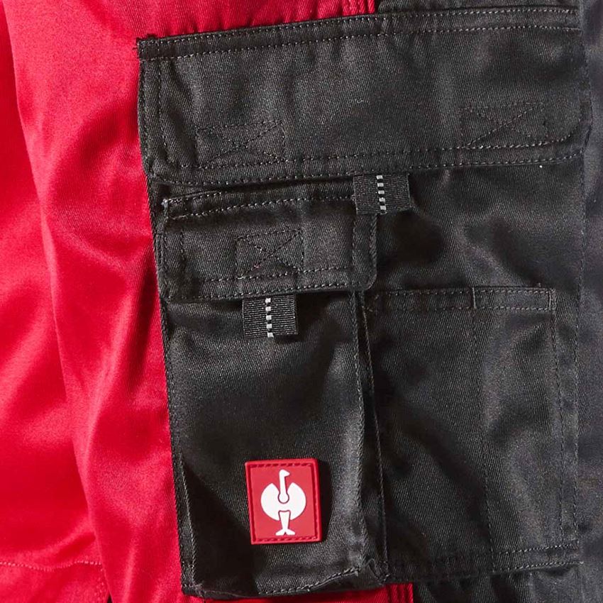 Arbetsbyxor: Shorts e.s.image + röd/svart 2
