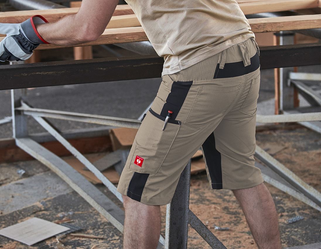 Joiners / Carpenters: Shorts e.s.vision, men's + clay/black 1