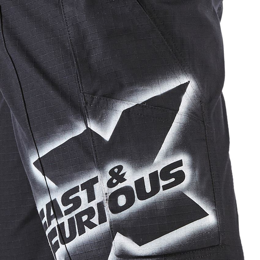 FAST & FURIOUS X STRAUSS: FAST & FURIOUS X motion work shorts + black 2