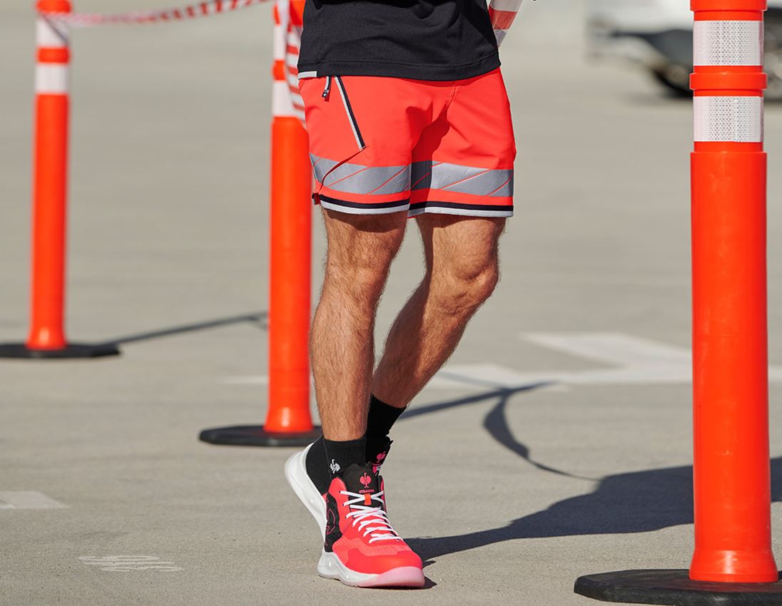Clothing: Reflex functional shorts e.s.ambition + high-vis red/black 2