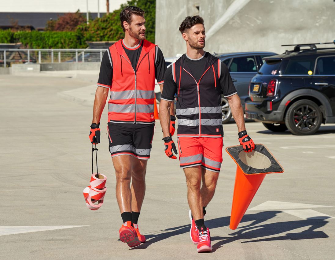 Clothing: Reflex functional shorts e.s.ambition + high-vis red/black 4