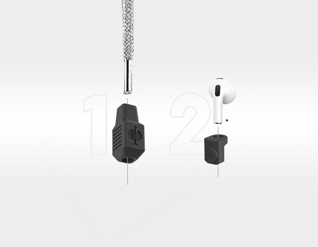 Accessoarer: e.s. ear pod holder + svart 1