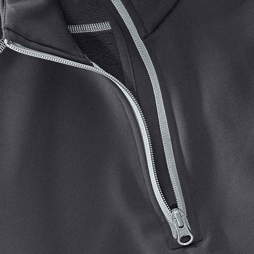 Shirts, Pullover & more: Funct.-Troyer thermo stretch e.s.motion 2020, la. + anthracite/platinum 2