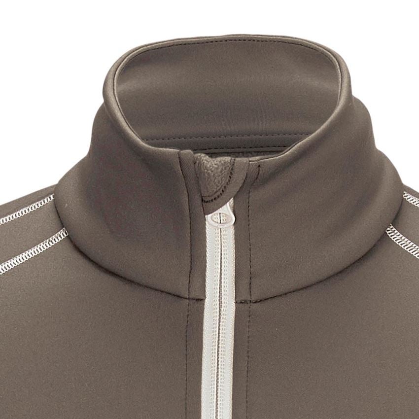 Shirts, Pullover & more: Functional-Troyer thermo stretch e.s.motion 2020 + stone/plaster 2