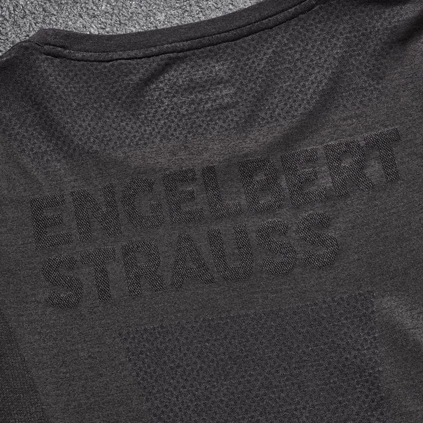Shirts, Pullover & more: T-Shirt seamless e.s.trail, ladies' + black melange 2