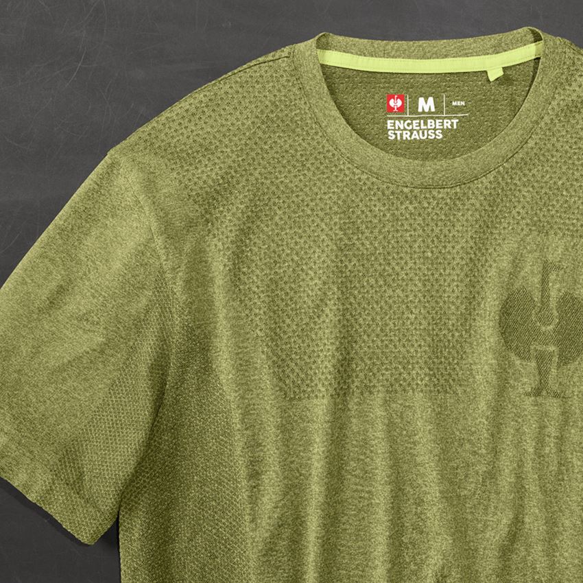 Clothing: T-Shirt seamless e.s.trail + junipergreen melange 2