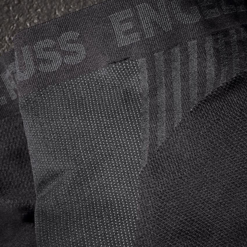 Underkläder |  Underställ: Funktionslångkalsonger e.s.trail seamless - warm + svart/basaltgrå 2