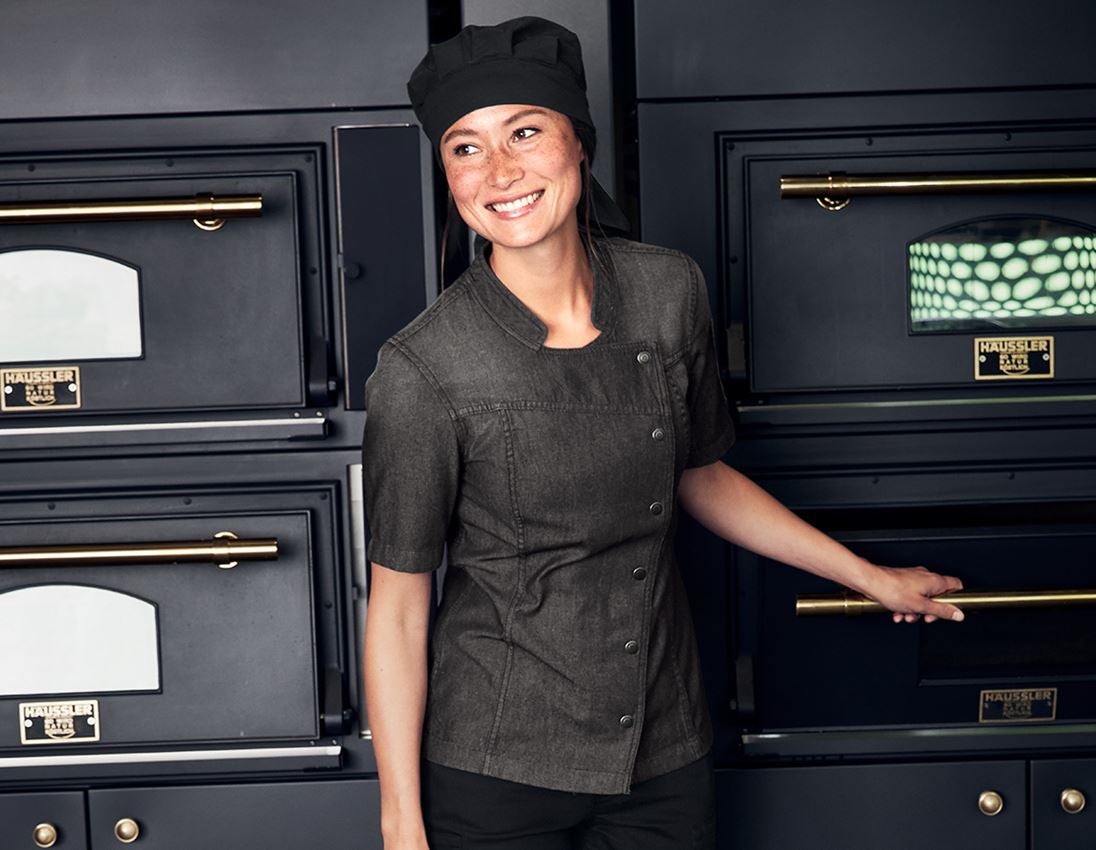 Topics: e.s. Chefs Jacket denim, ladies' + graphitewashed