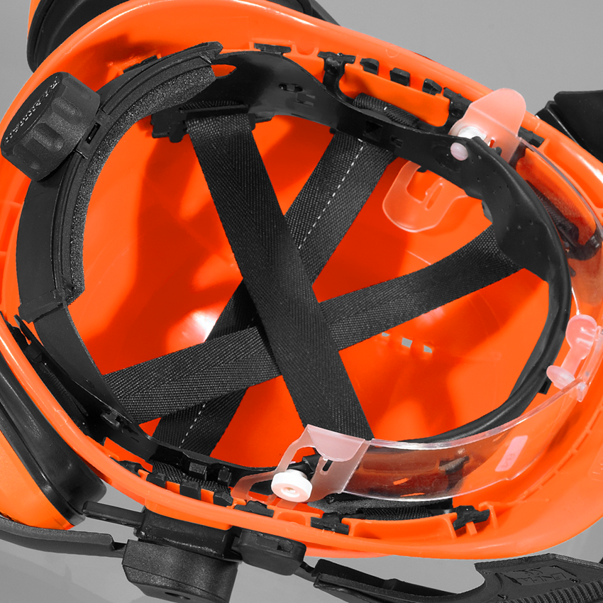Forestry / Cut Protection Clothing: KWF Forester's helmet combination Professional + orange 2