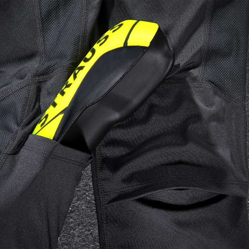 Knäskydd: e.s. Knee Pad Pro-Comfort + acidgul/svart 2