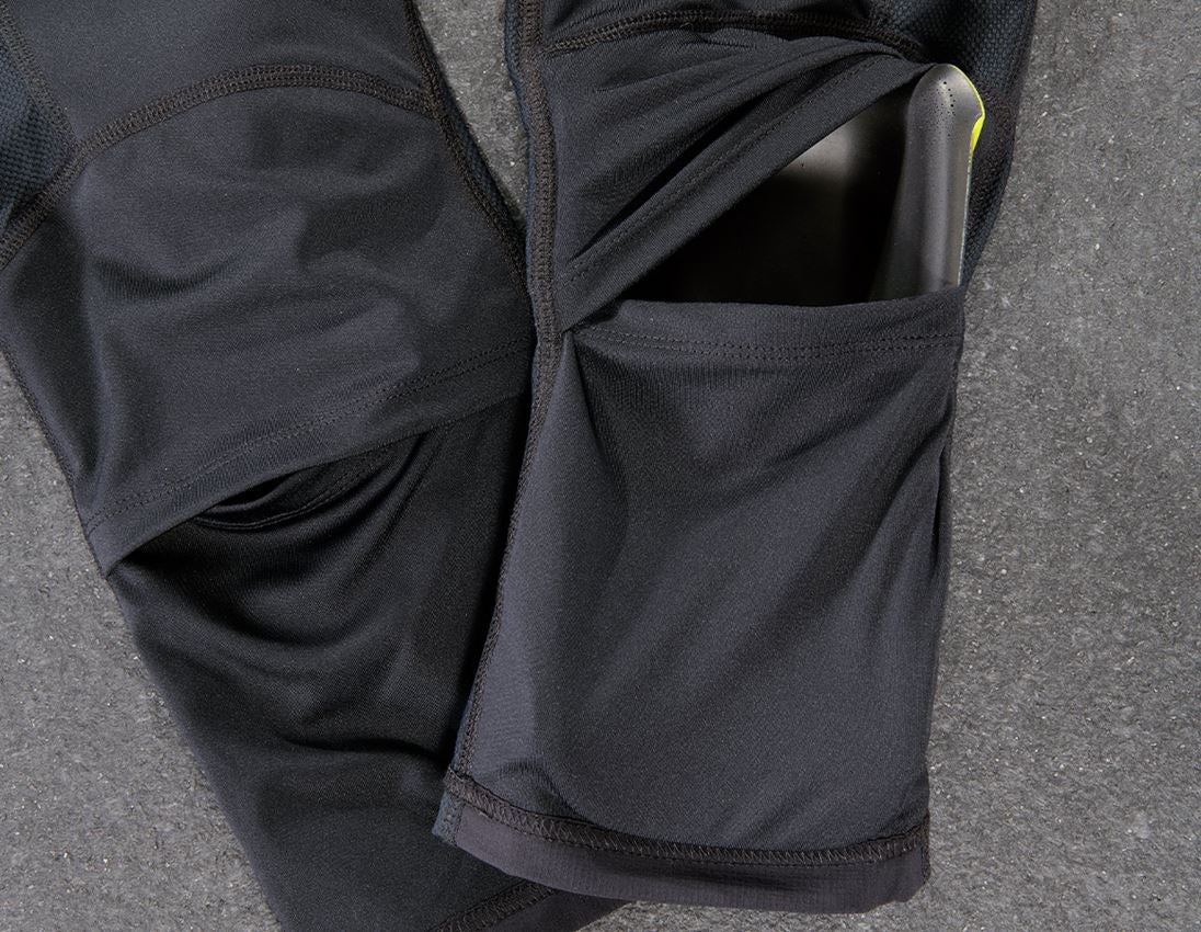 Knäskydd: e.s. Knee Pad Pro-Comfort + acidgul/svart 4