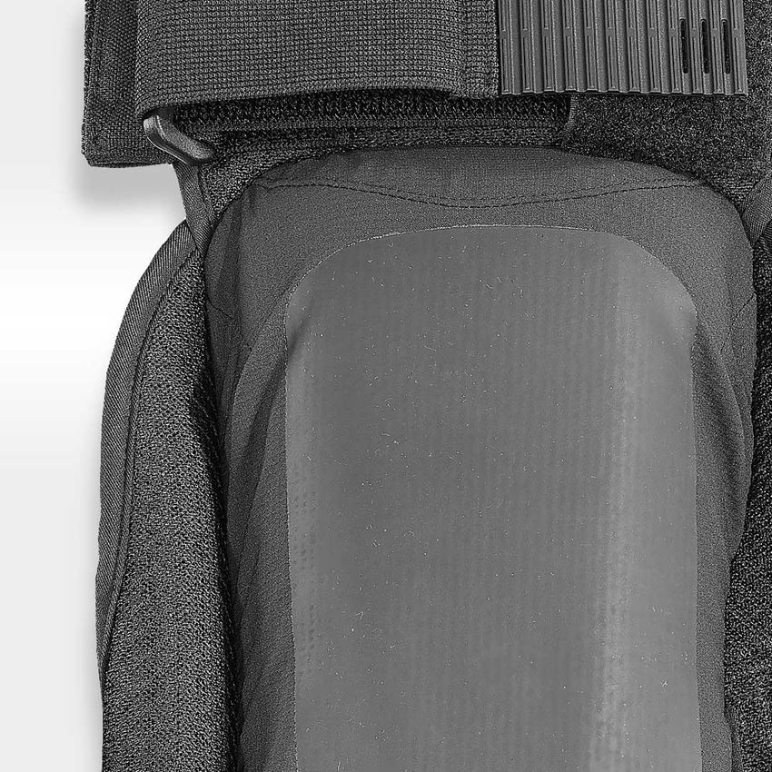 Knäskydd: e.s. knäskyddsficka Pro-Comfort, rough + svart/svart 2