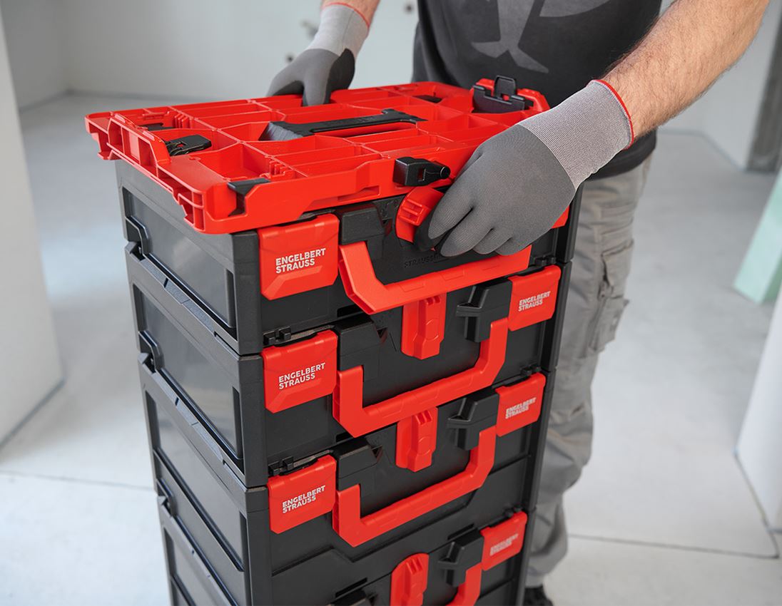 STRAUSSbox System: STRAUSSbox hybridadapterplatta + röd/svart 1
