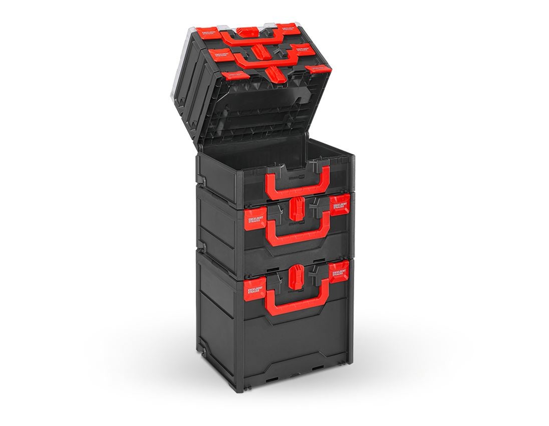 STRAUSSbox System: STRAUSSbox 118 midi + svart/röd 3