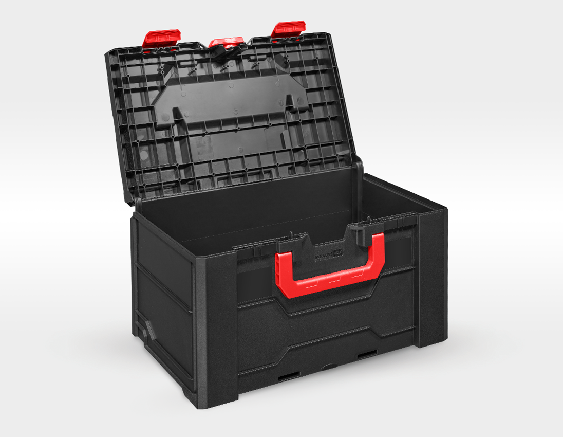 STRAUSSbox System: STRAUSSbox 280 large + svart/röd 2