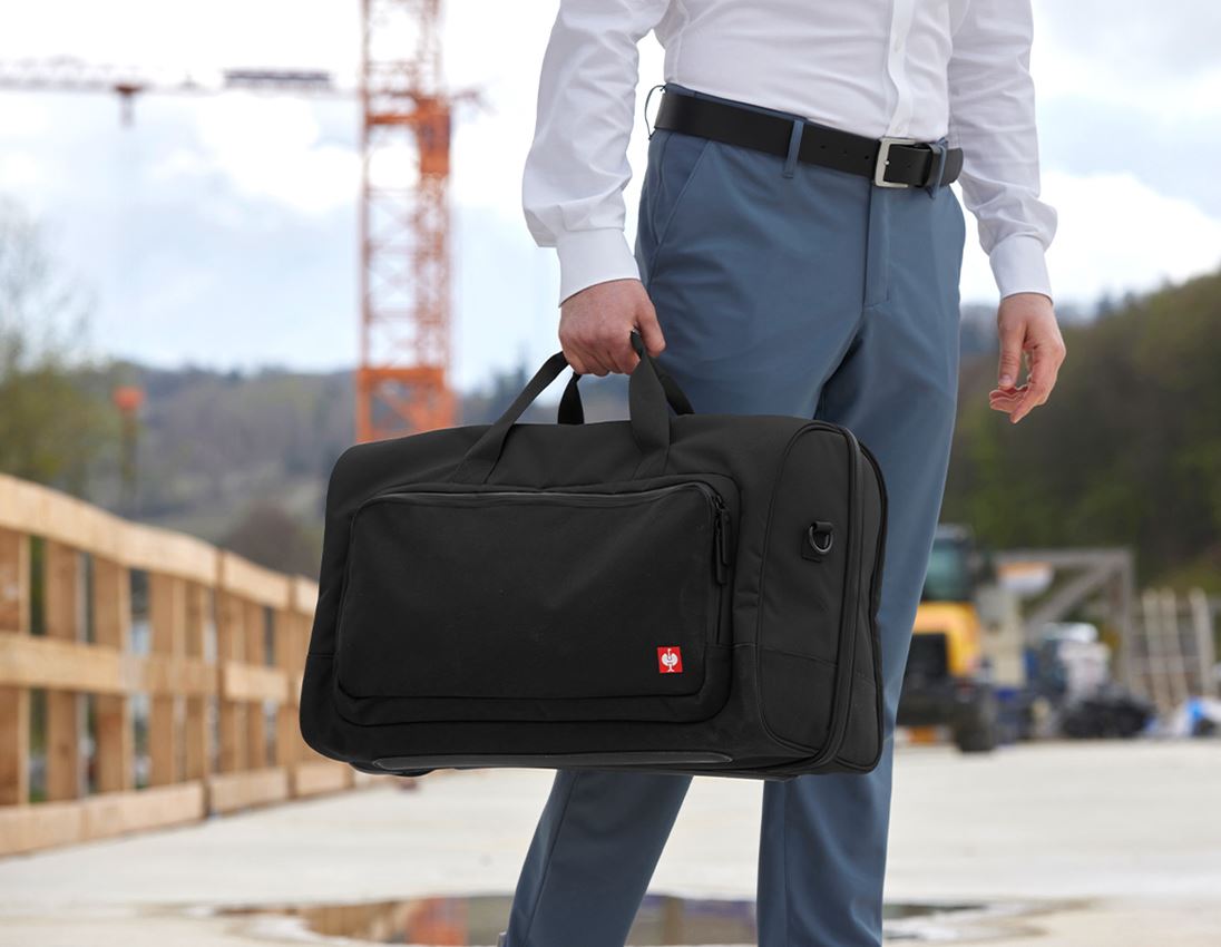 Accessories: Weekender travel bag e.s.work&travel + black