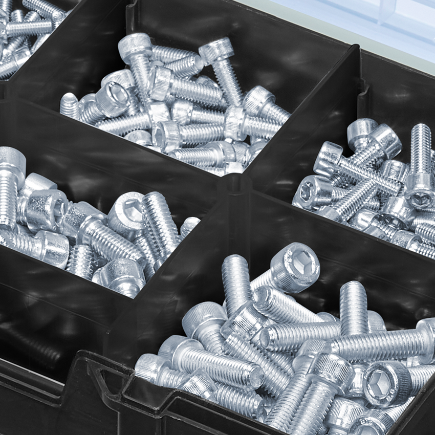 Skruvar: Cylinderskruvar sortiment ISO 4762 STRAUSSbox mini 2