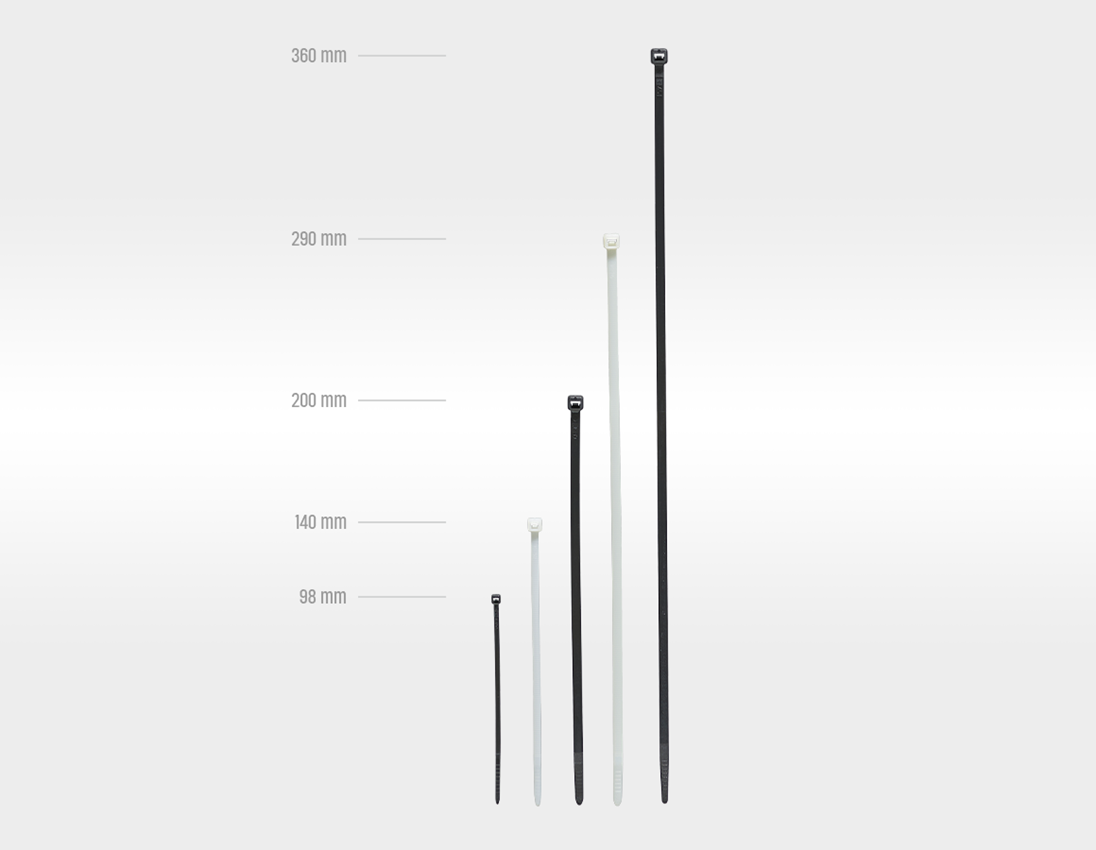 Tools & Equipment: Cable tie set, 500 items