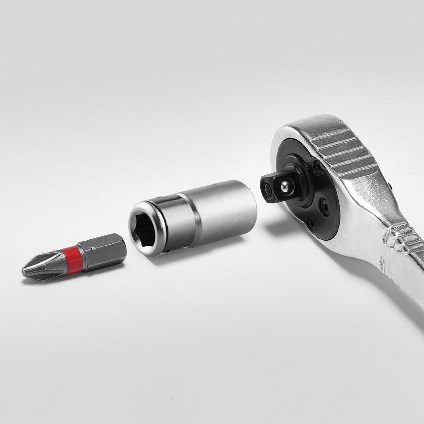 Socket wrench: e.s. Bit adapter 1/4 2