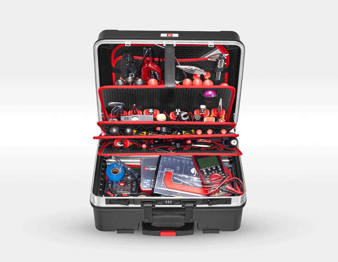 Tool Cases: Tool set Elektro Meister pro incl. tool trolley
