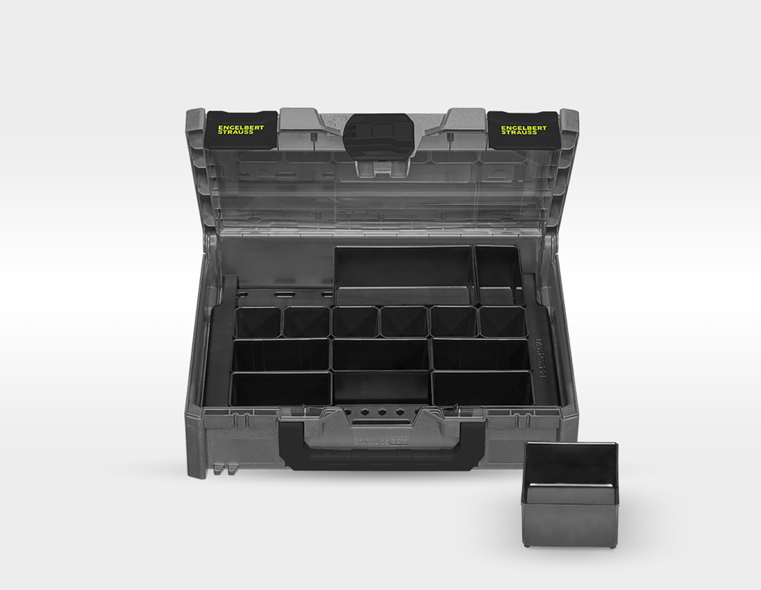 STRAUSSbox System: Verktygsset Elektro + STRAUSSbox + basaltgrå/acidgul 2