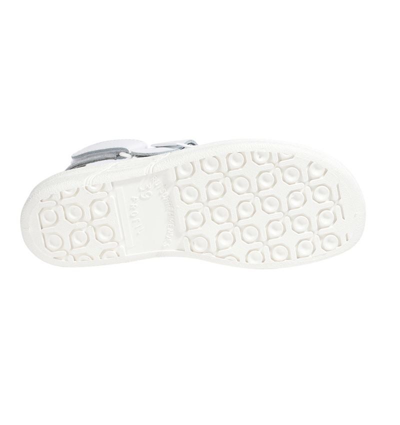 Hospitality / Catering: ABEBA OB Ladies' and men's clogs Caracas + white 2