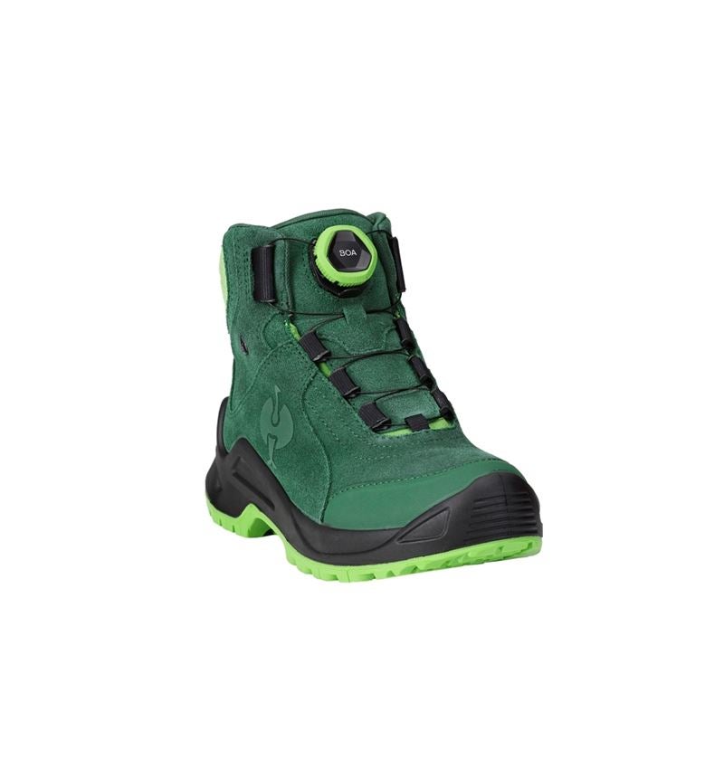 O2: O2 Work shoes e.s. Apate II mid + green/seagreen 3