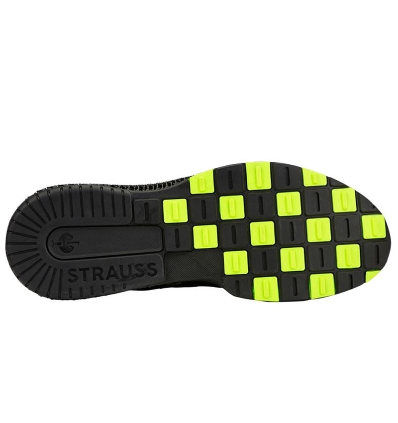 O1: O1 Work shoes e.s. Master Grid 6D + black/high-vis yellow 4