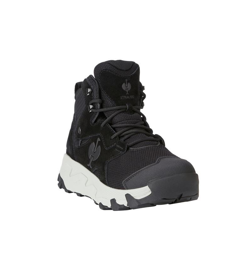 O6: O6 Work shoes e.s. Rimini mid + black/crystal grey 4