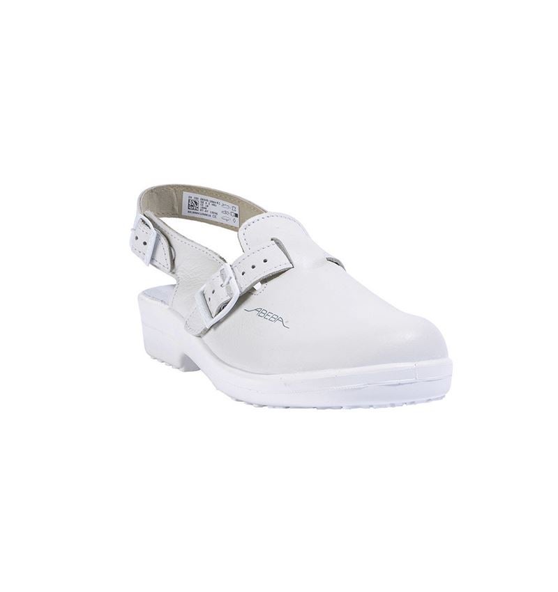 Hospitality / Catering: ABEBA SB Safety shoes Rhodos + white 1